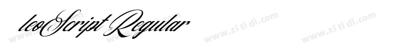 0leoScript Regular字体转换 0leoScript Regular字体转换